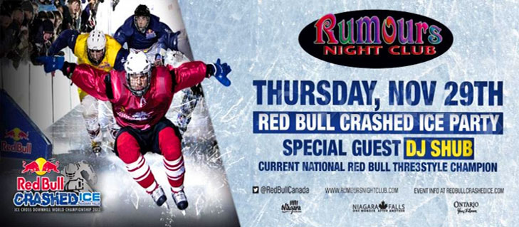 Red Bull Crashed Ice Party Rumours