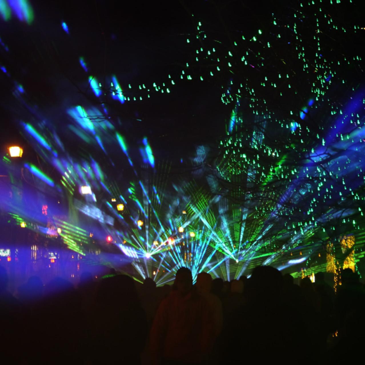 Winter Festival of Lights Laser Light Show