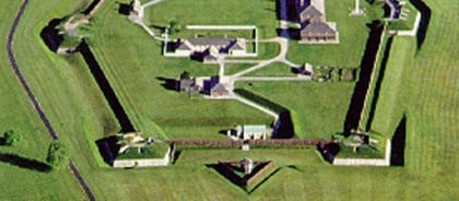 Aerial View Of Fort George 