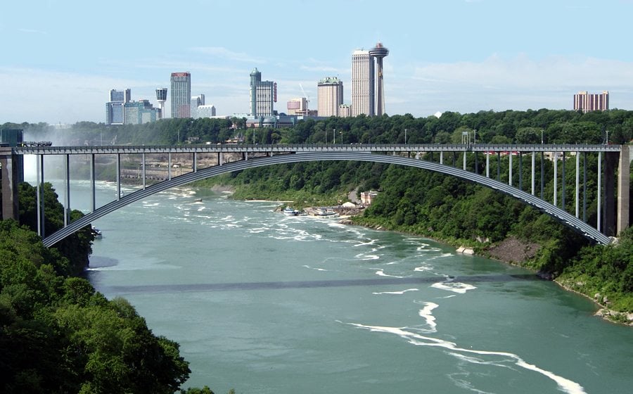 Image result for ontario canada rainbow bridge