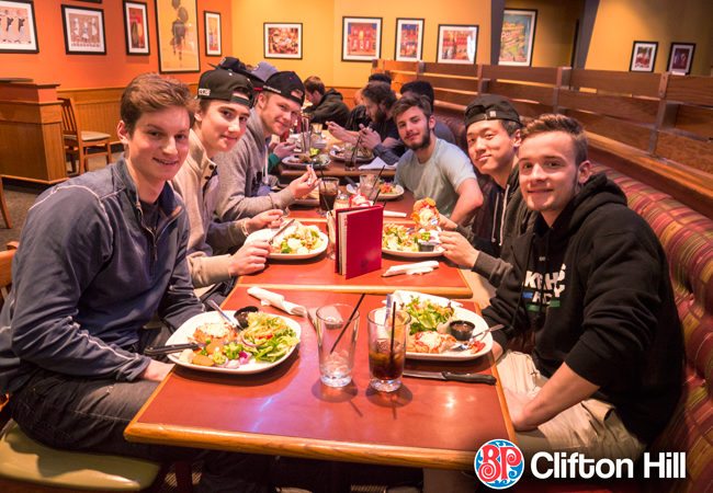 Score Free Food At Boston Pizza Clifton Hill For Your Team! Score Free Food At Boston Pizza Clifton Hill For Your Team!