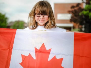 Canada Day Niagara Falls Girl