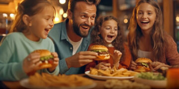 Dad Kids Burgers