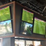 Boston Pizza sport screen area