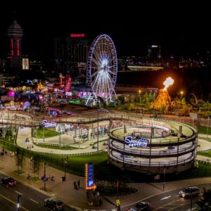 Niagara Speedway night aerial
