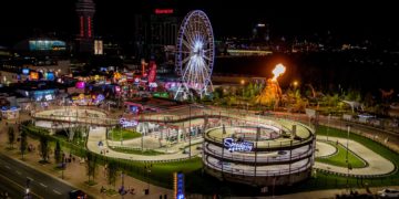 Niagara Speedway night aerial