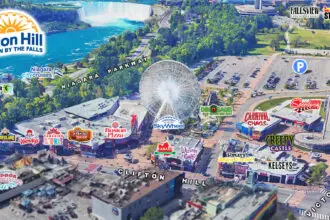 Clifton Hill Aerial Map