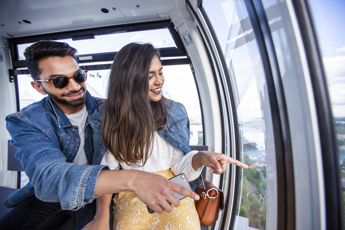 Niagara SkyWheel Couple Enjoying View