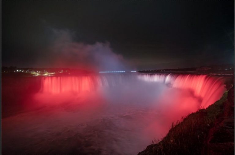 Canada Day Niagara Falls Illumination