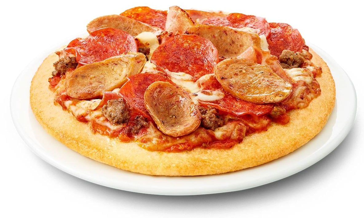 Hungry Kids' Pizza (8")
The perfect size for a hungry kid. Pizza sauce, pizza mozzarella, and any two toppings you want.