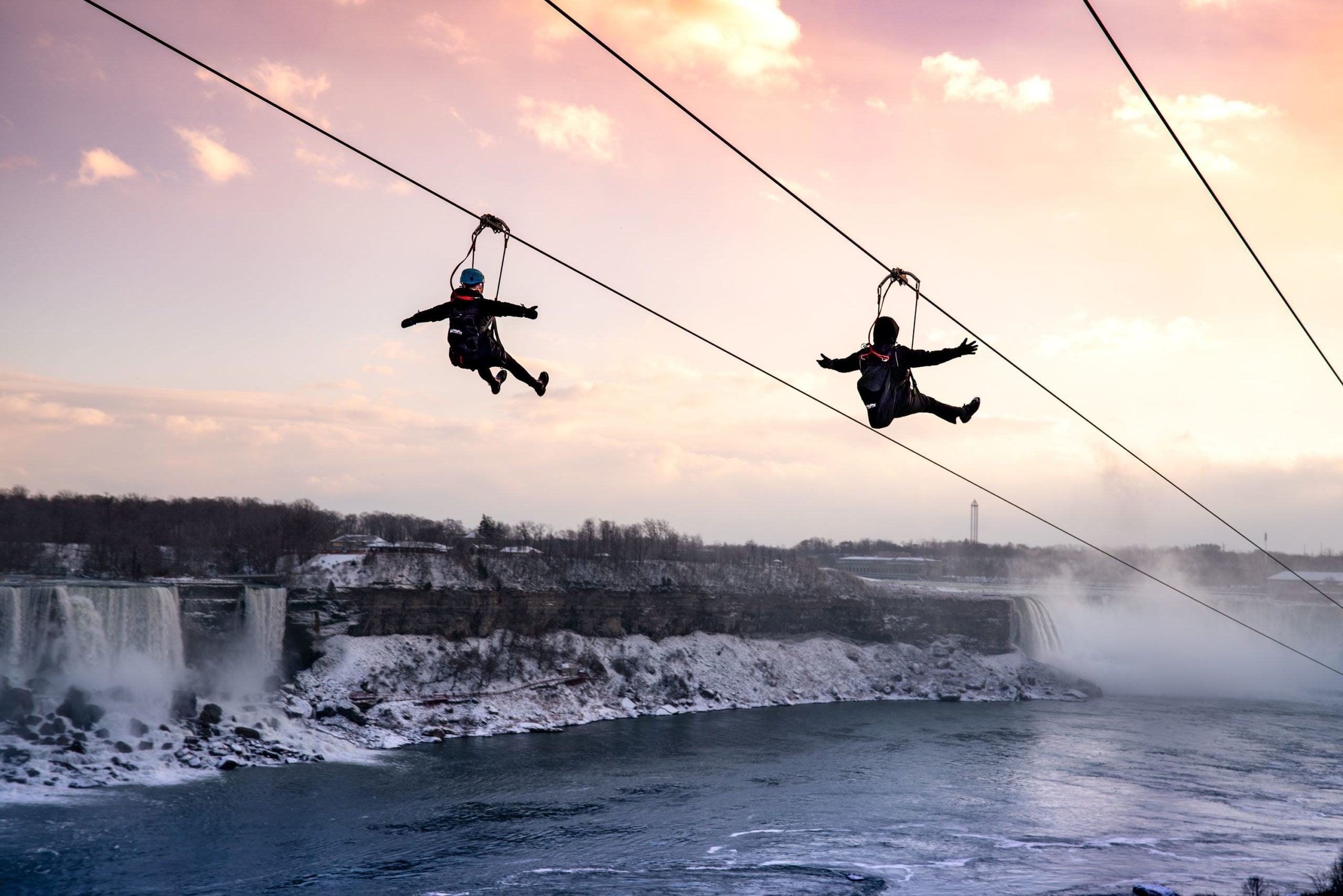 niagara zipline winter