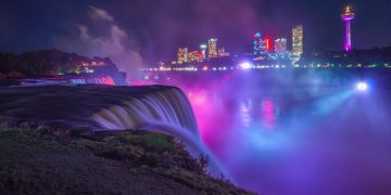 Niagara Falls at Night