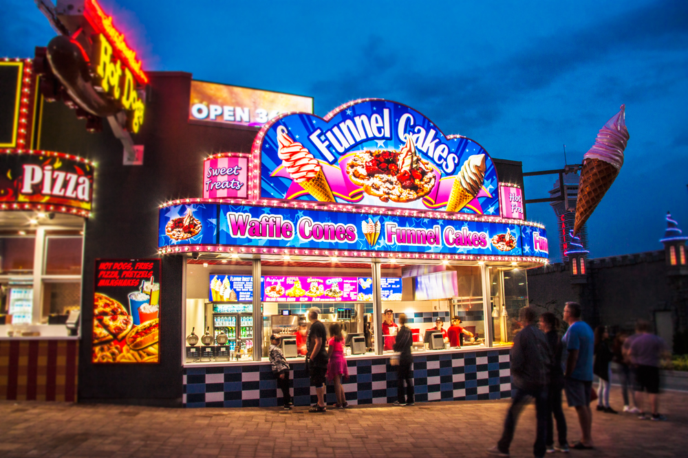 Funnel Cakes Night Time