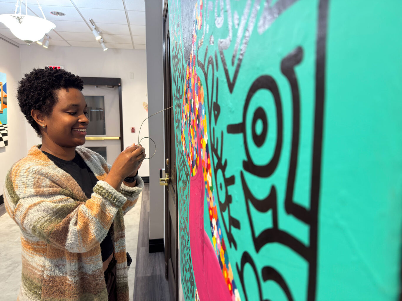 Tanika-Hillocks-hanging-art-Black-Histories-Black-Futures