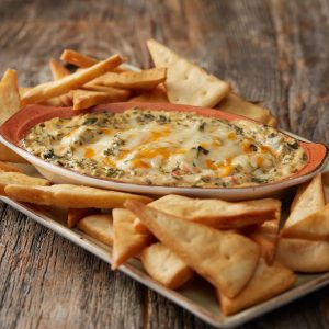 Kelseys Four Cheese Spinach Dip