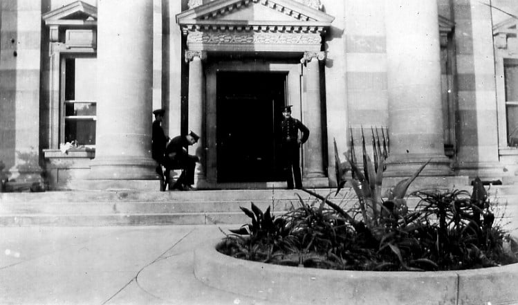 Police guarding Toronto Power Station