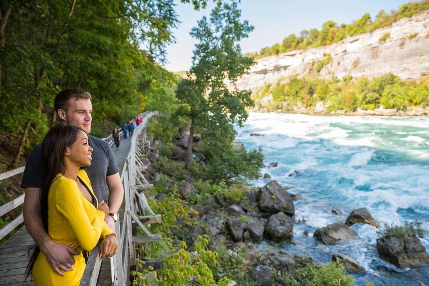 White Water Walk Couple