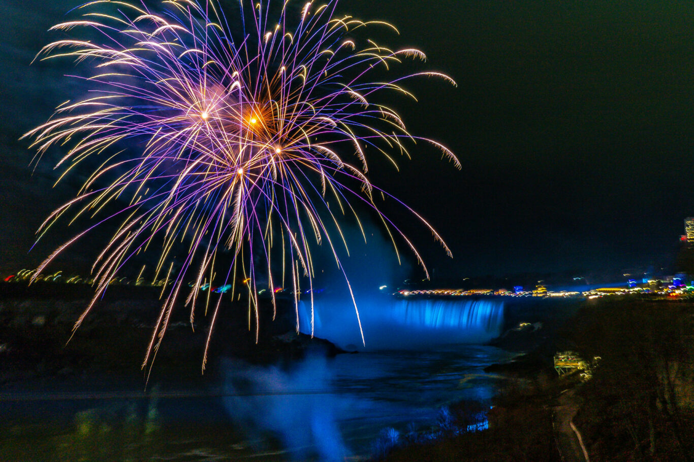 Niagara Falls Fireworks