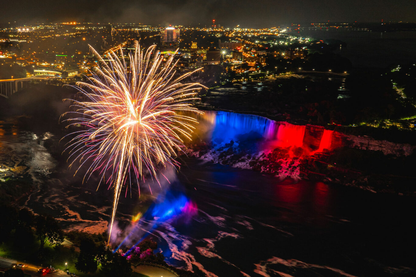 Niagara Falls Fireworks