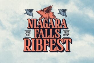 Ribfest 2025 Niagara Falls logo