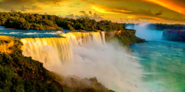 Niagara Falls Sunset