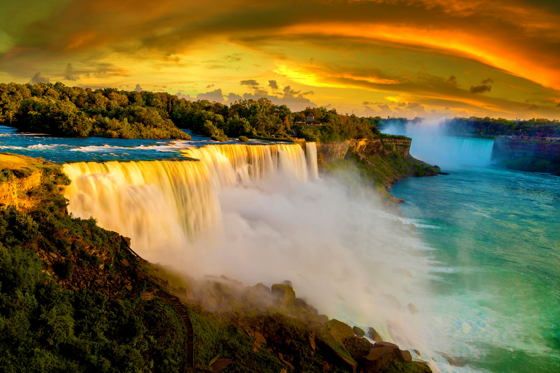 Niagara Falls Sunset
