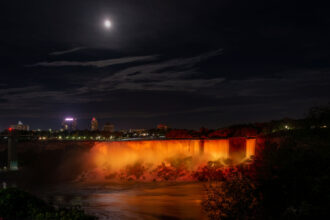 Full Moon American Falls Niagara
