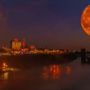 Niagara Falls Full Moon