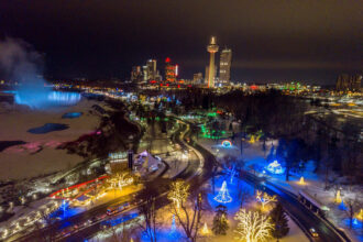 Winter Festival Of Lights aerial