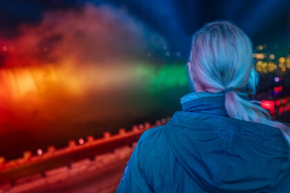 niagara illumination of lights niagara falls