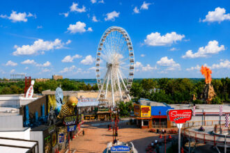 SkyWheel Speedway Courtyard