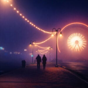 Niagara SkyWheel Fog Winter