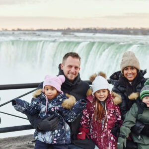 Family Day niagara falls winter