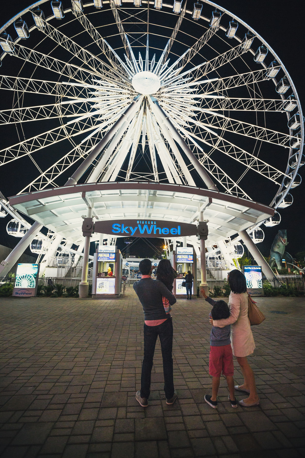 Niagara Falls Family SkyWheel at night