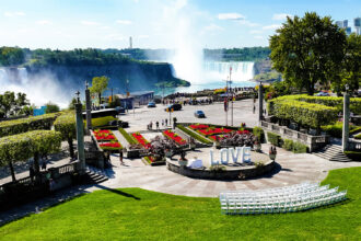 Oakes Garden Theatre panoramic image