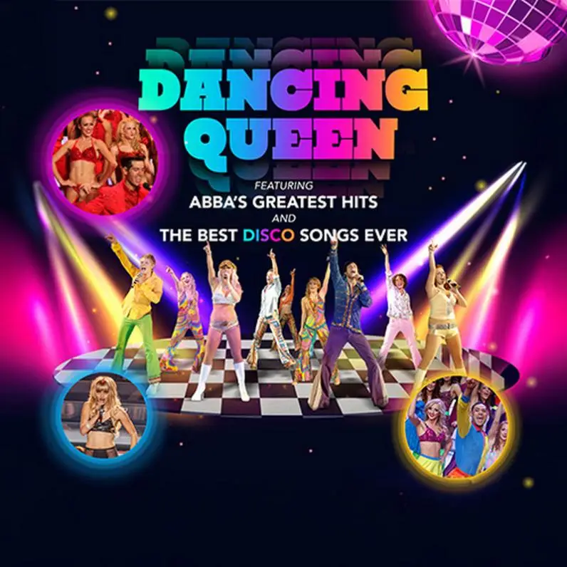 Dancing Queen Promo Poster featuring dancers on stage
