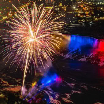 Niagara Falls Fireworks Display