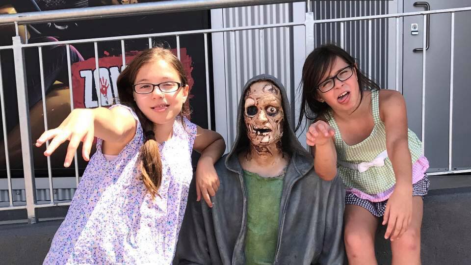 Michael Calabris and friends with zombie