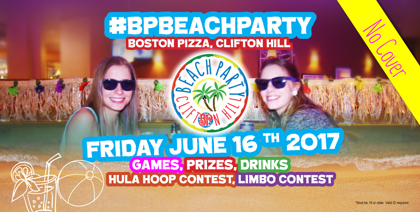 Boston Pizza Beach Party