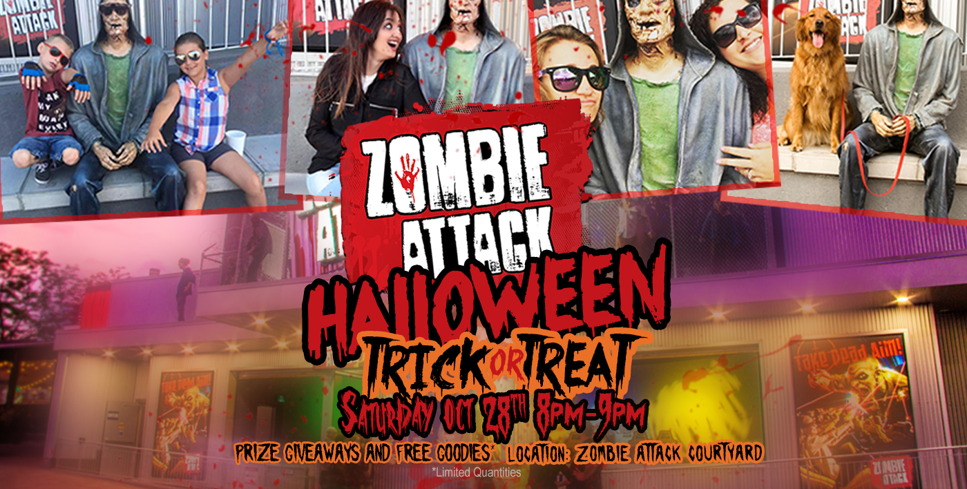 Zombie Attack Halloween Trick or Treat Event Clifton Hill Niagara