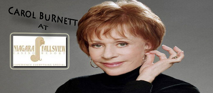 Carol Burnett at Fallsview Casino | Clifton Hill Niagara Falls, Canada