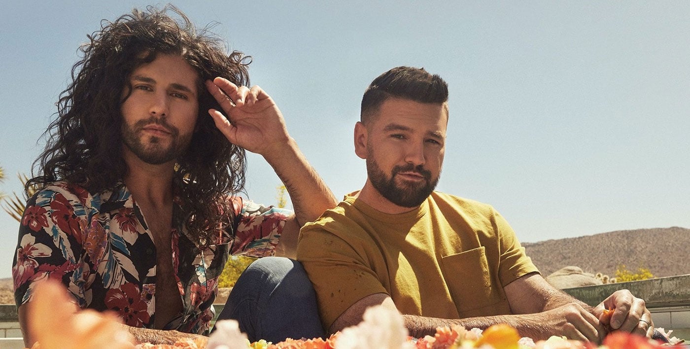 Dan and Shay promo picture in desert