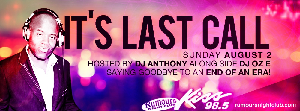 Rumours It's Last Call Party