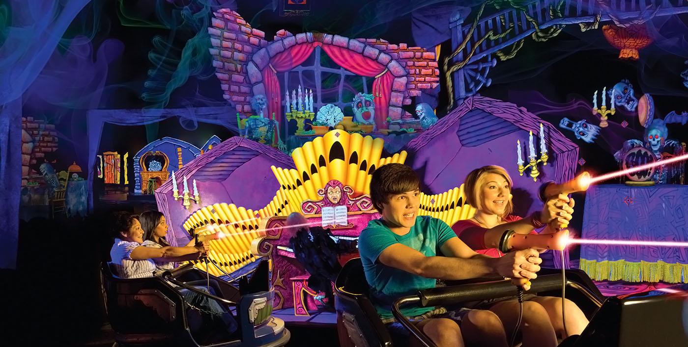 Ghost Blasters Dark Ride Inside Midway
