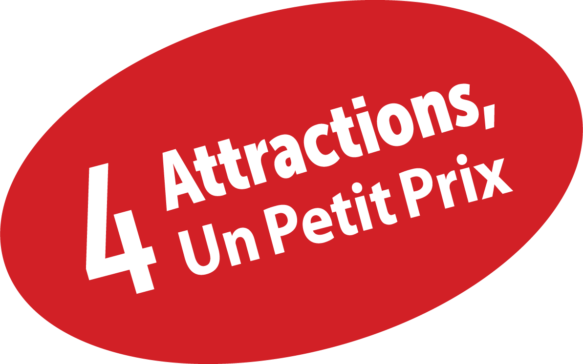 6 attractions 1 prix bas