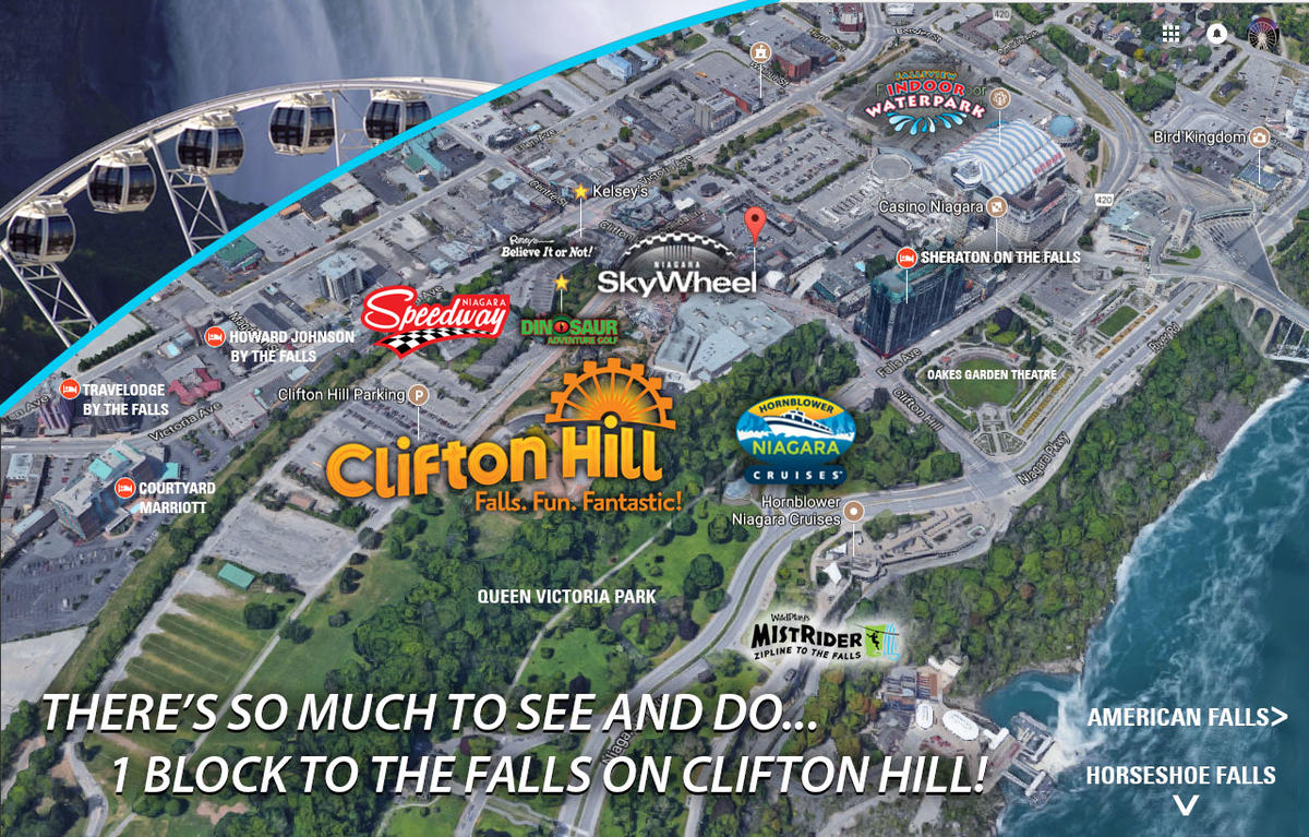 Map Of Niagara Falls Hotels - Maping Resources