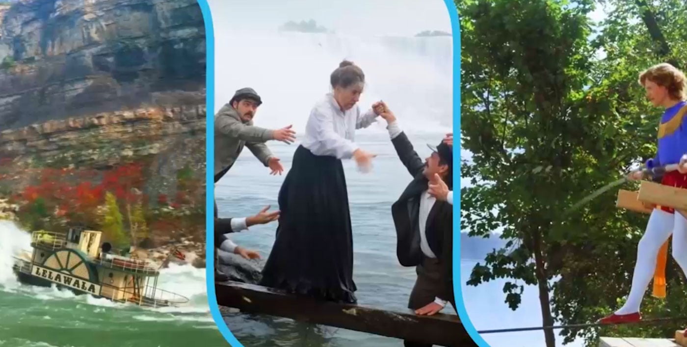 Niagara Movie Stills Triptych