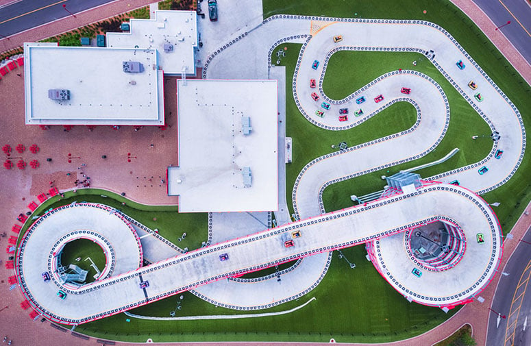 Niagara Speedway top down aerial photo