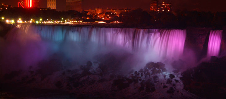 American Falls Illumination