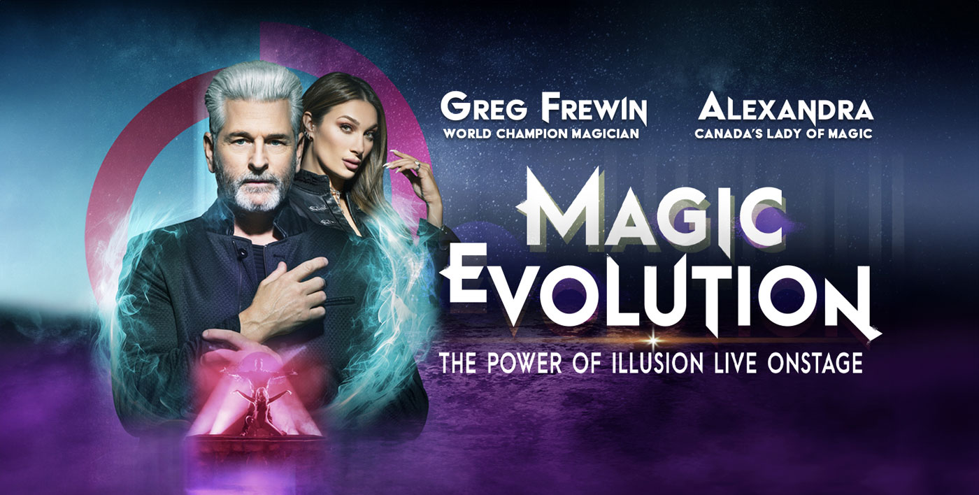 Evolution Magic promo poster for Greg Frewin Theatre